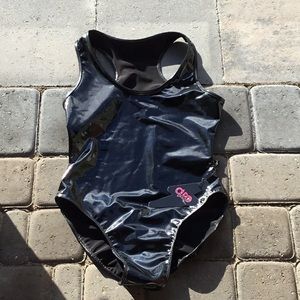 New Cleo the Hurricane black liquid vinyl bodysuit